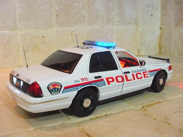 diecast police car accessories